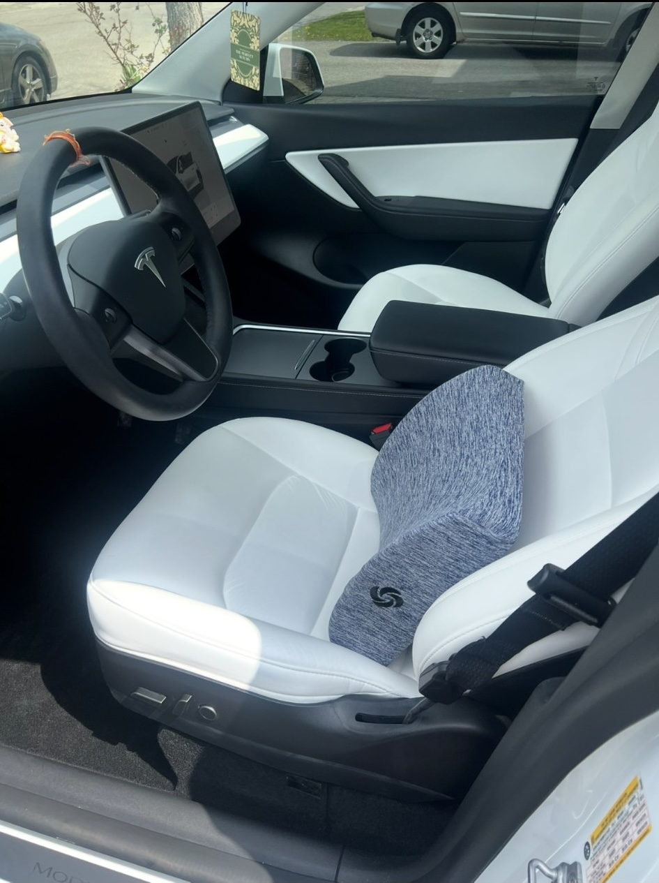 Freshly detailed Tesla interior